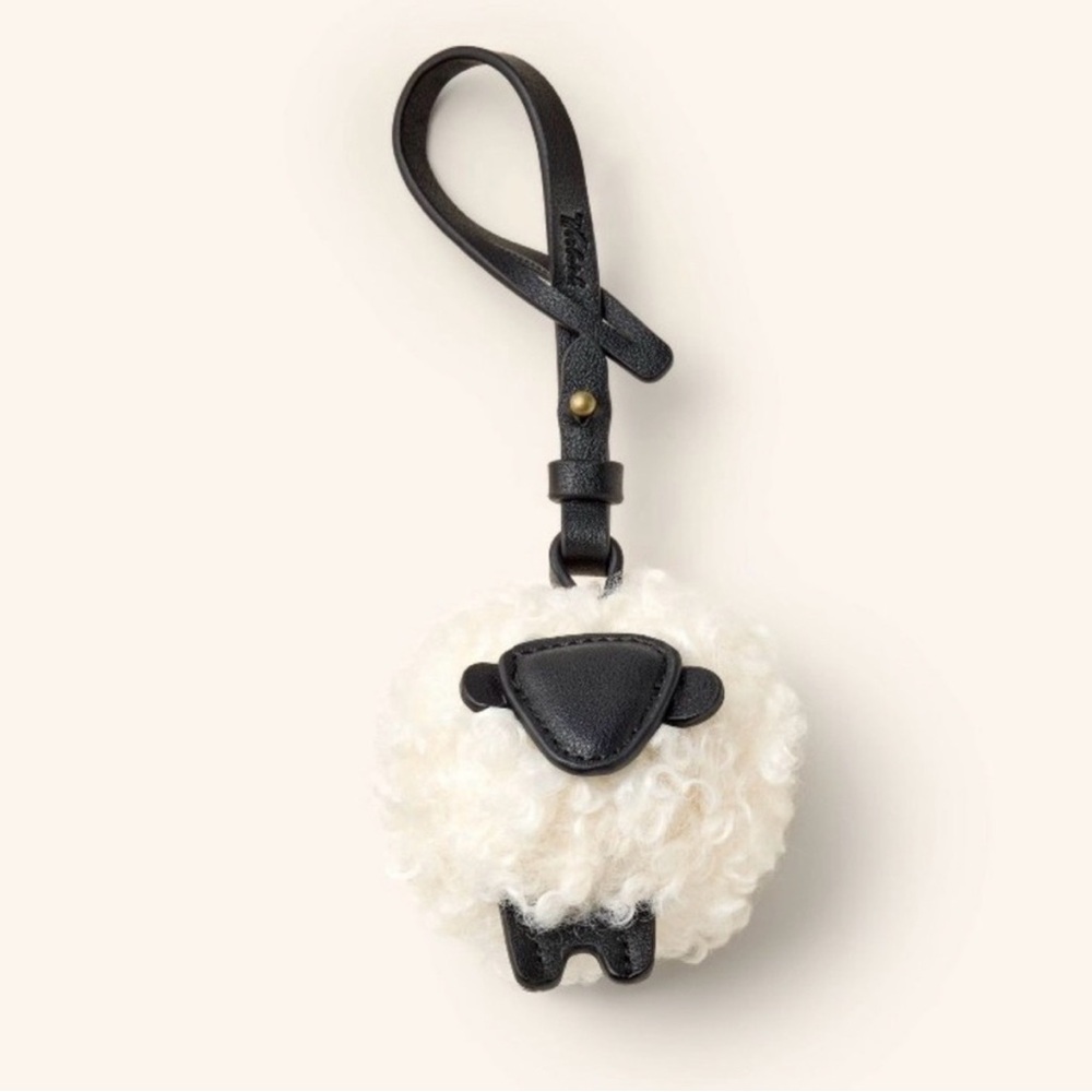 Woolrich X Target Adult White Sheep Bag Charm Keychain